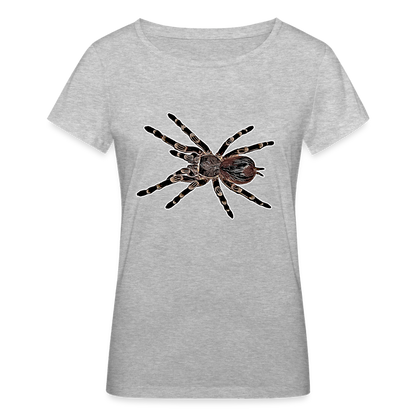 Frauen Stanley & Stella Bio-T-Shirt Acanthoscurria geniculata - Grau meliert