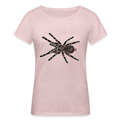 Frauen Stanley & Stella Bio-T-Shirt Acanthoscurria geniculata - Rosa-Creme meliert