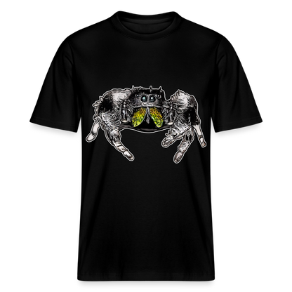 Unisex Stanley & Stella Bio-T-Shirt Phidippus regius Rastafari male - Schwarz