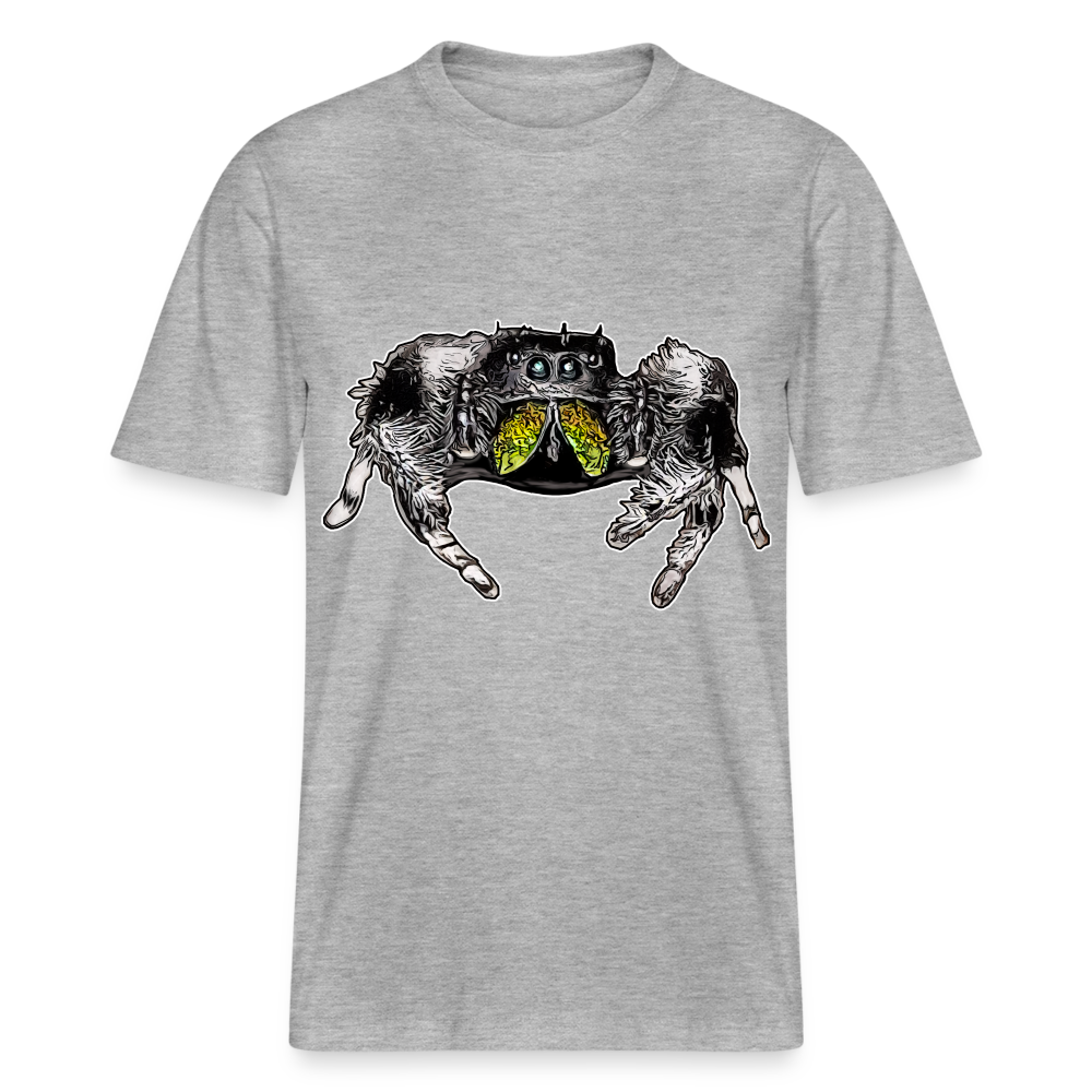 Unisex Stanley & Stella Bio-T-Shirt Phidippus regius Rastafari male - Grau meliert