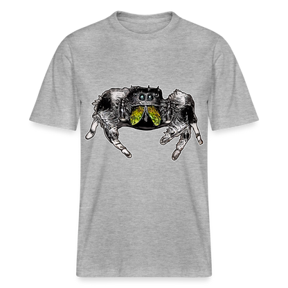 Unisex Stanley & Stella Bio-T-Shirt Phidippus regius Rastafari male - Grau meliert