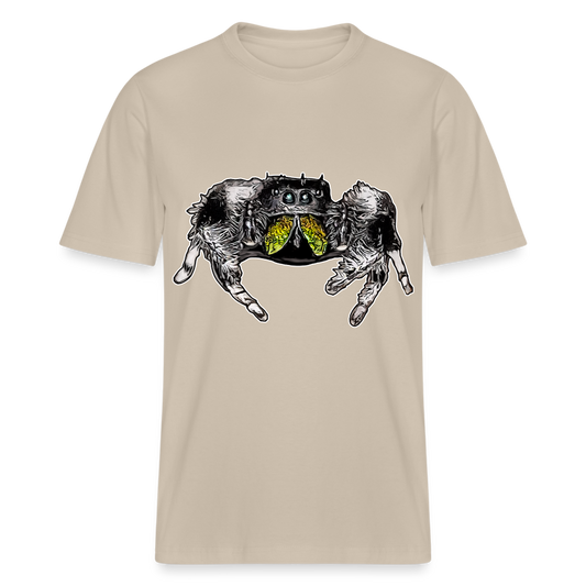 Unisex Stanley & Stella Bio-T-Shirt Phidippus regius Rastafari male - Beige