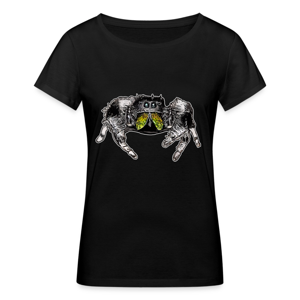 Frauen Stanley & Stella Bio-T-Shirt Phidippus regius Rastafari male - Schwarz