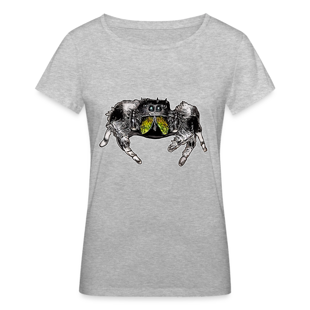 Frauen Stanley & Stella Bio-T-Shirt Phidippus regius Rastafari male - Grau meliert
