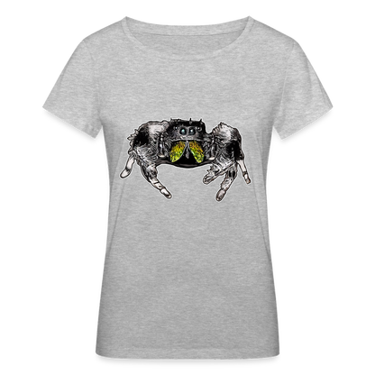 Frauen Stanley & Stella Bio-T-Shirt Phidippus regius Rastafari male - Grau meliert