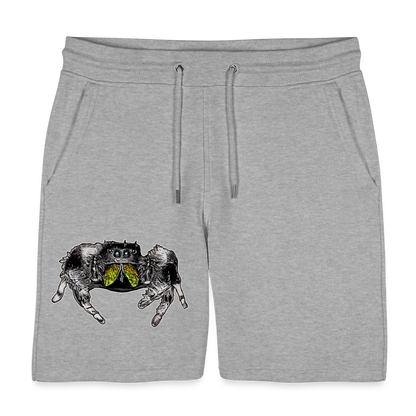 Unisex Stanley & Stella Joggingshorts Phidippus regius Rastafari male - Grau meliert