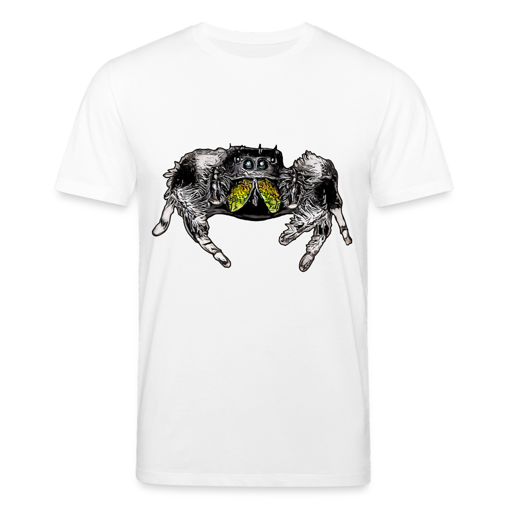 Männer Stanley & Stella Bio-T-Shirt Phidippus regius Rastafari male - weiß