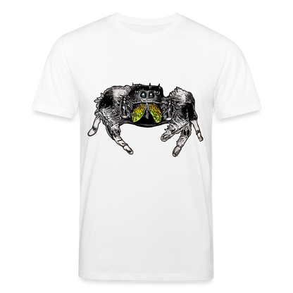 Männer Stanley & Stella Bio-T-Shirt Phidippus regius Rastafari male - weiß