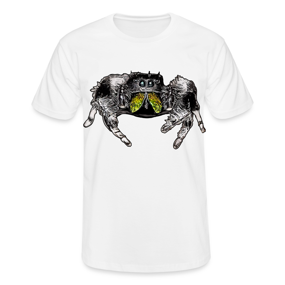 Männer Fruit of the Loom T-Shirt Phidippus regius Rastafari male - weiß