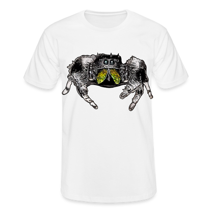 Männer Fruit of the Loom T-Shirt Phidippus regius Rastafari male - weiß
