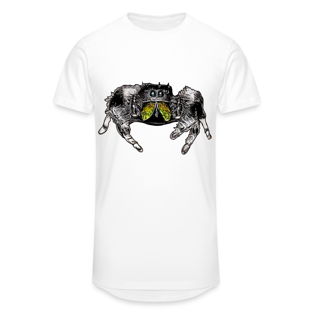 Männer Urban Longshirt Phidippus regius Rastafari male - weiß