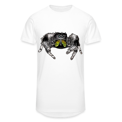 Männer Urban Longshirt Phidippus regius Rastafari male - weiß