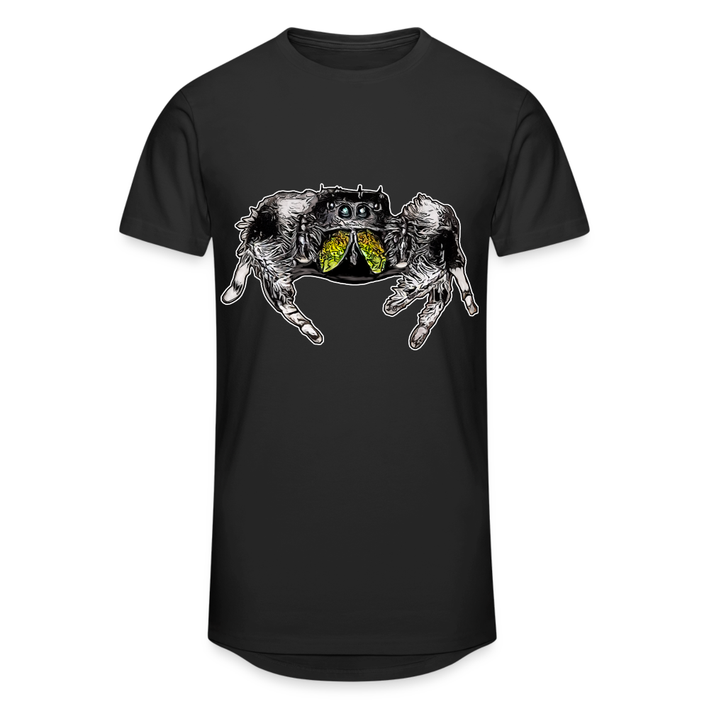 Männer Urban Longshirt Phidippus regius Rastafari male - Schwarz