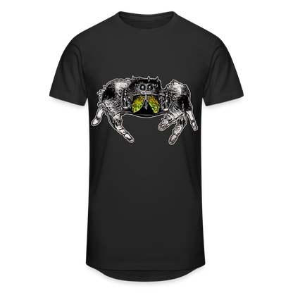 Männer Urban Longshirt Phidippus regius Rastafari male - Schwarz