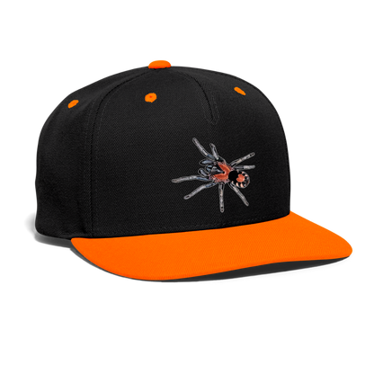 Cappy Kontrast Snapback Cyriocosmus elegans - Schwarz/Neonorange