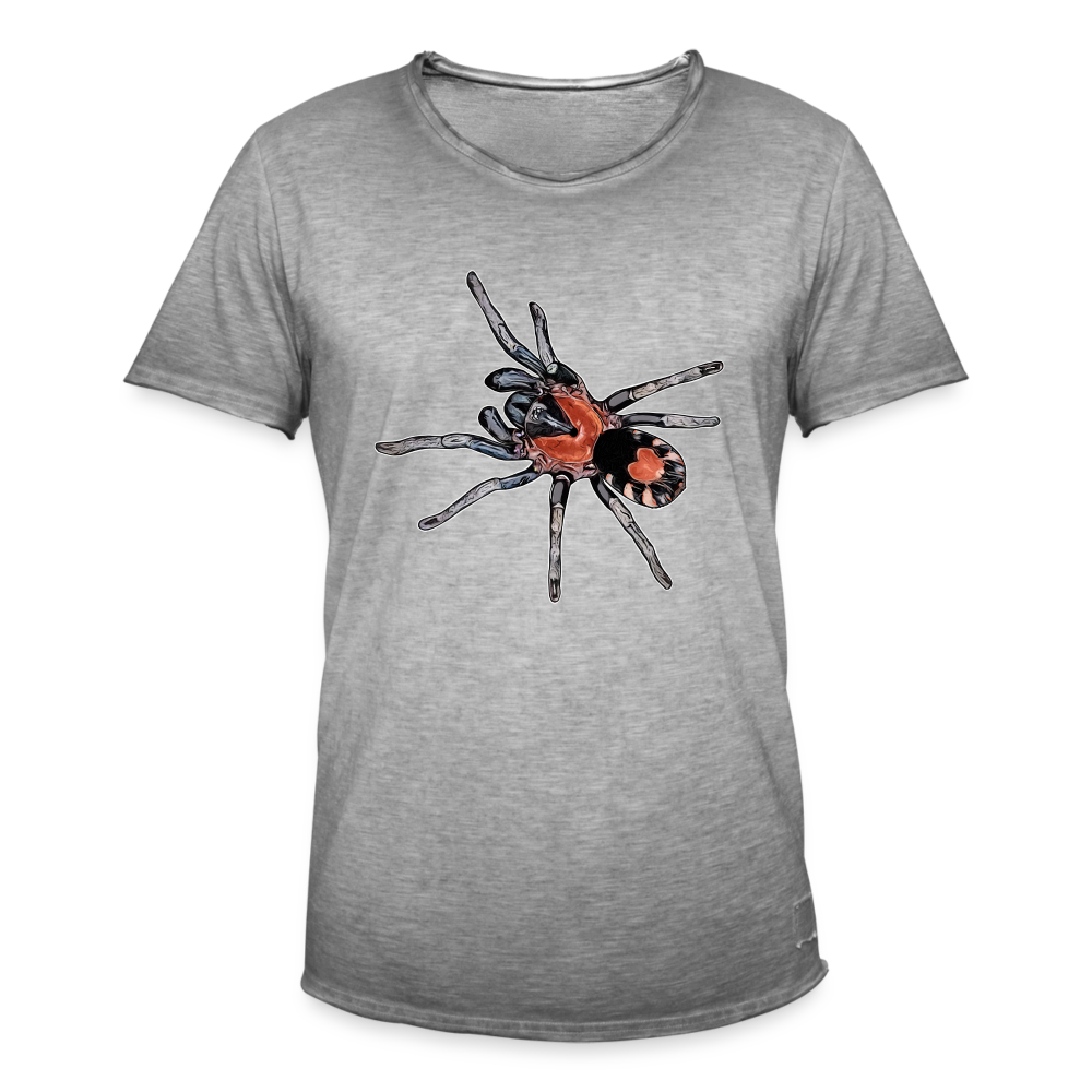 Männer Vintage T-Shirt Cyriocosmus elegans - Vintage Grau