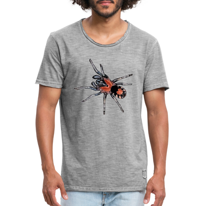 Männer Vintage T-Shirt Cyriocosmus elegans - Vintage Grau