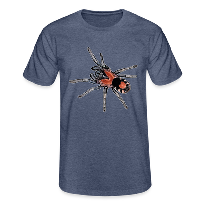 Männer Fruit of the Loom T-Shirt Cyriocosmus elegans - Navy meliert