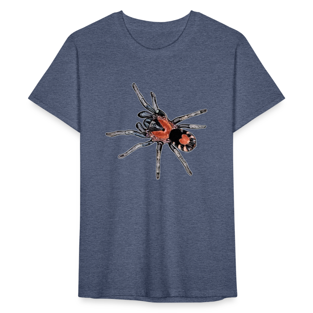 Männer Fruit of the Loom T-Shirt Cyriocosmus elegans - Navy meliert