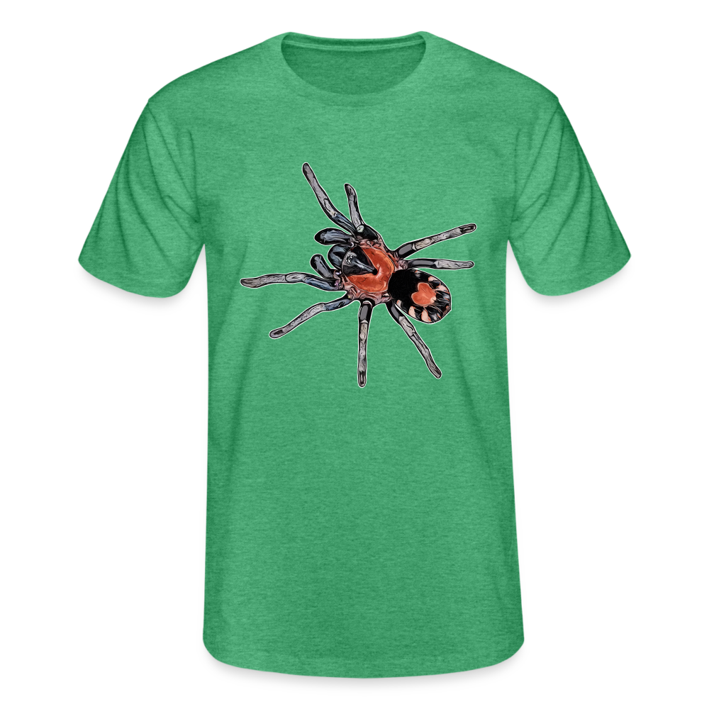 Männer Fruit of the Loom T-Shirt Cyriocosmus elegans - Grün meliert