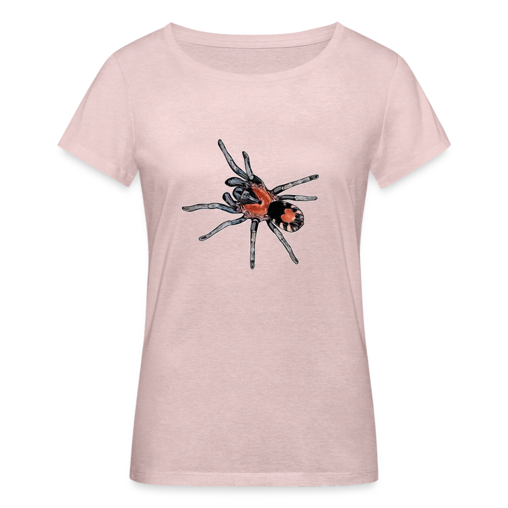 Frauen Stanley & Stella Bio-T-Shirt Cyriocosmus elegans - Rosa-Creme meliert