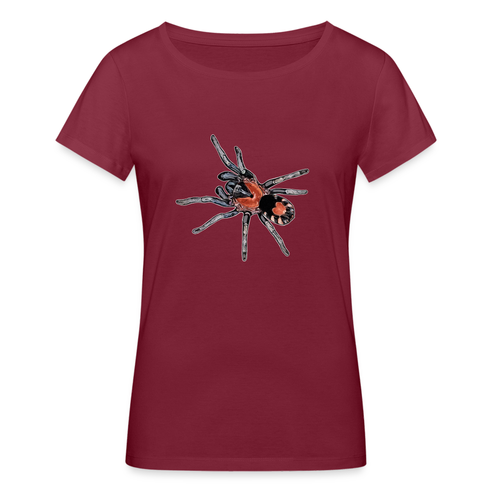 Frauen Stanley & Stella Bio-T-Shirt Cyriocosmus elegans - Burgunderrot