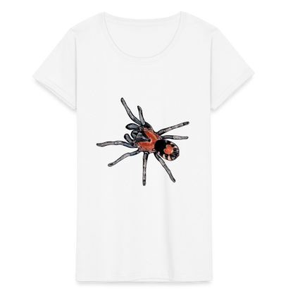 Frauen Fruit of the Loom T-Shirt Cyriocosmus elegans - weiß