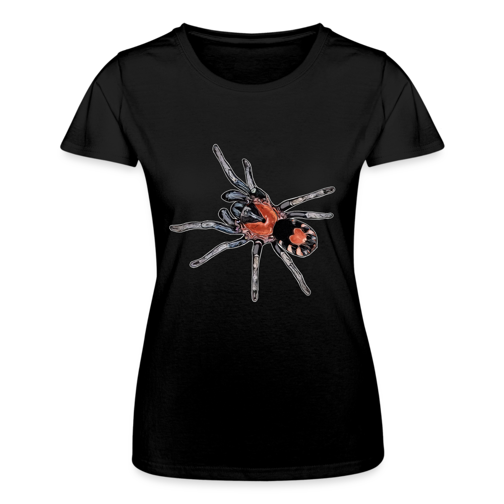 Frauen Fruit of the Loom T-Shirt Cyriocosmus elegans - Schwarz