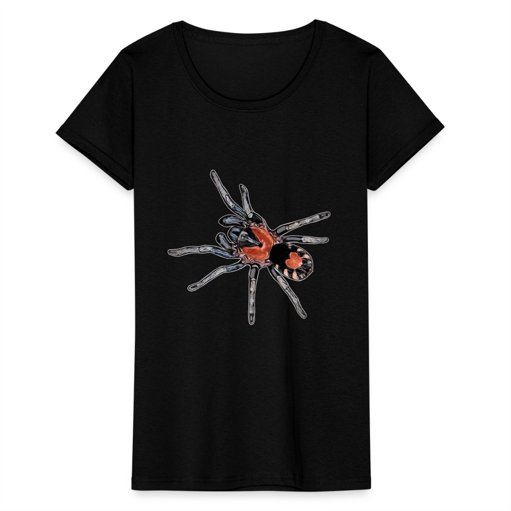 Frauen Fruit of the Loom T-Shirt Cyriocosmus elegans - Schwarz