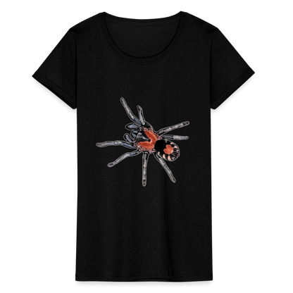 Frauen Fruit of the Loom T-Shirt Cyriocosmus elegans - Schwarz
