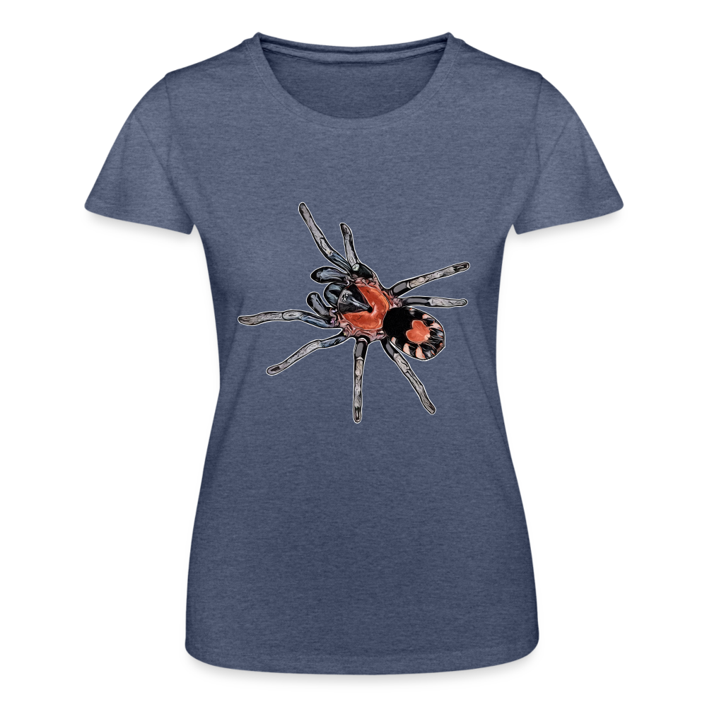 Frauen Fruit of the Loom T-Shirt Cyriocosmus elegans - Navy meliert