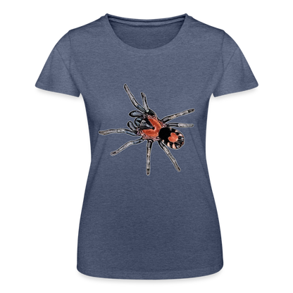 Frauen Fruit of the Loom T-Shirt Cyriocosmus elegans - Navy meliert