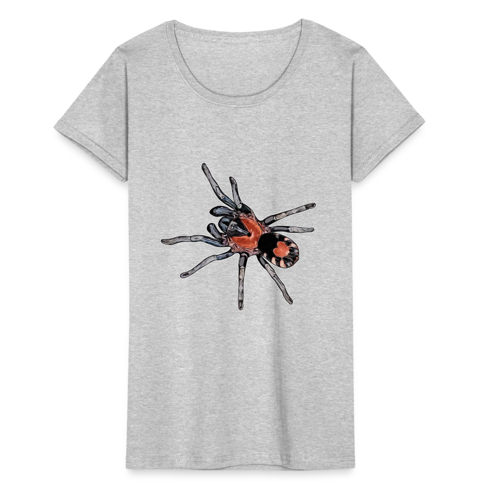 Frauen Fruit of the Loom T-Shirt Cyriocosmus elegans - Grau meliert