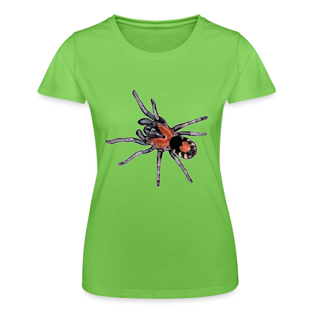 Frauen Fruit of the Loom T-Shirt Cyriocosmus elegans - Hellgrün
