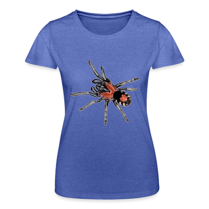 Frauen Fruit of the Loom T-Shirt Cyriocosmus elegans - Blau meliert