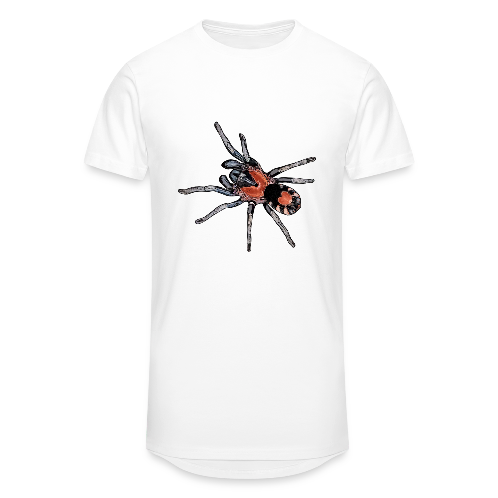 Männer Urban Longshirt Cyriocosmus elegans - weiß