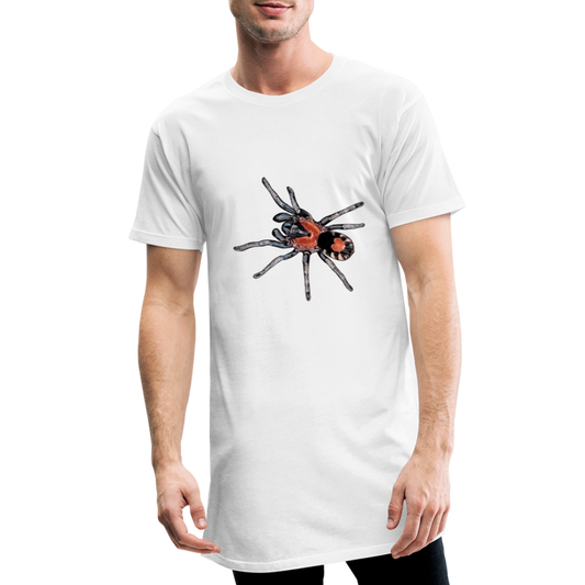 Männer Urban Longshirt Cyriocosmus elegans - weiß