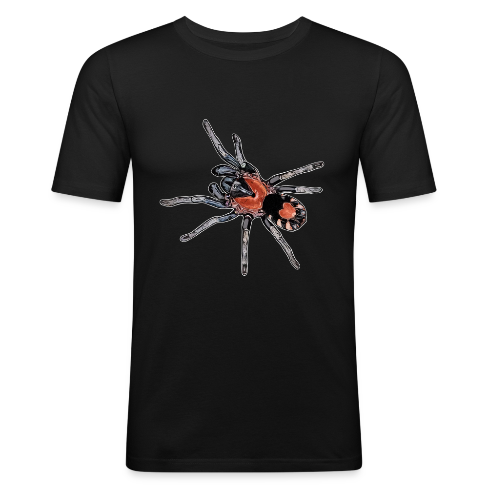 Männer Slim Fit T-Shirt Cyriocosmus elegans - Schwarz