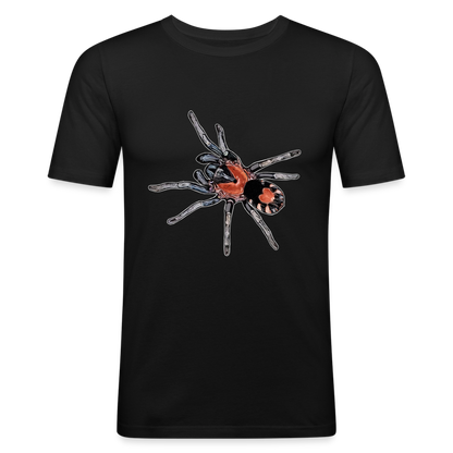 Männer Slim Fit T-Shirt Cyriocosmus elegans - Schwarz