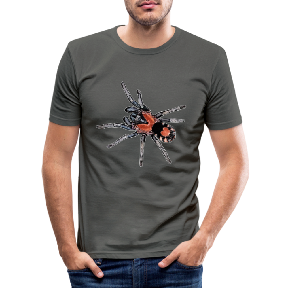 Männer Slim Fit T-Shirt Cyriocosmus elegans - Graphite