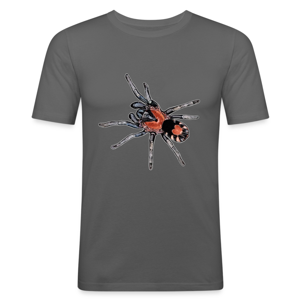 Männer Slim Fit T-Shirt Cyriocosmus elegans - Graphite
