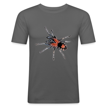 Männer Slim Fit T-Shirt Cyriocosmus elegans - Graphite