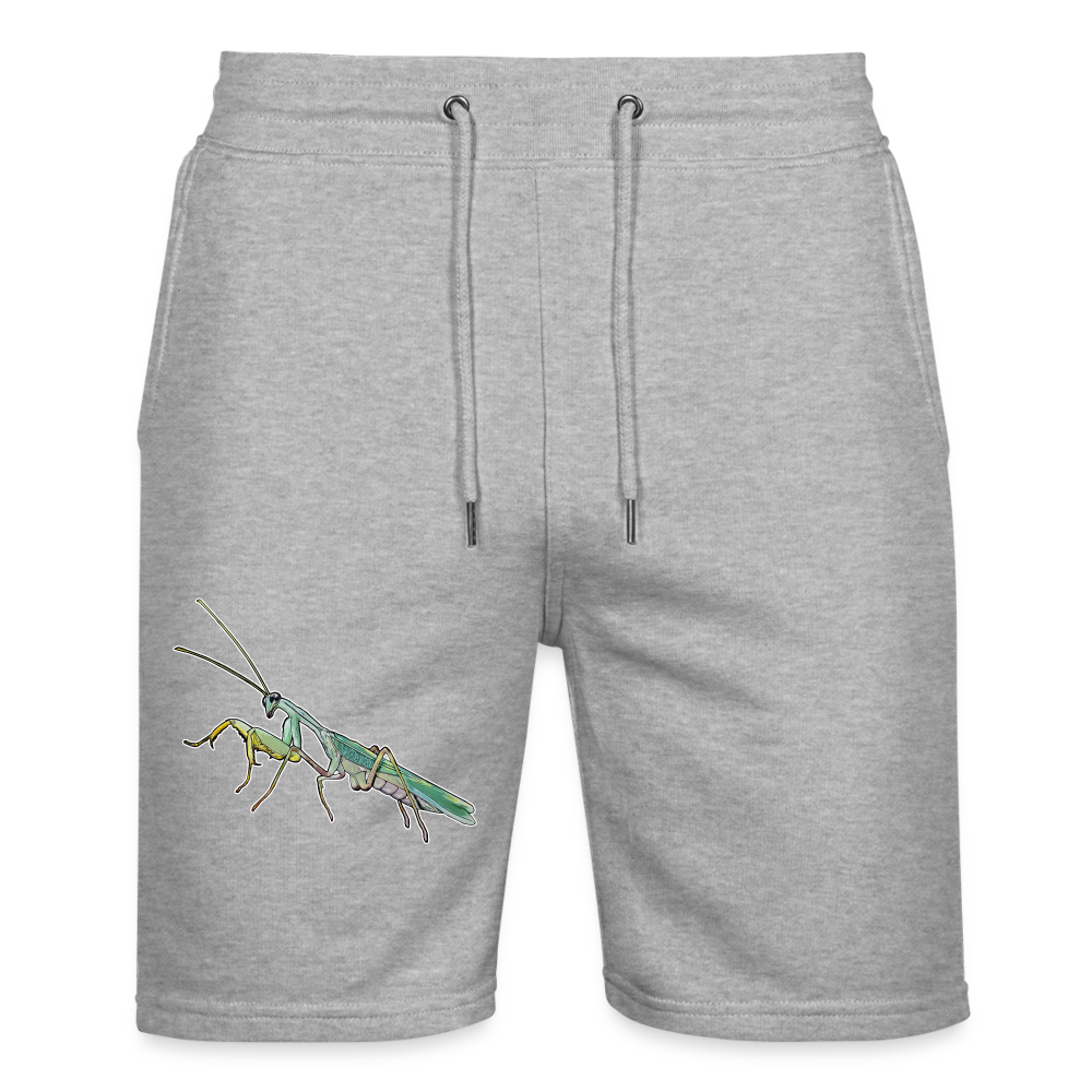Unisex Stanley & Stella Joggingshorts Sphodromantis lineola male - Grau meliert