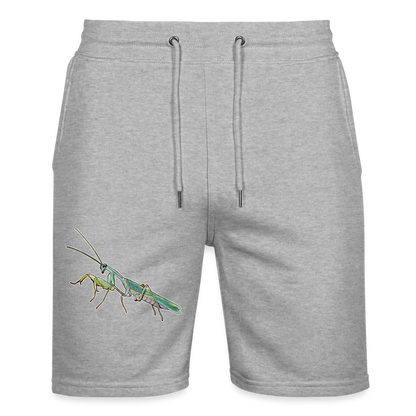 Unisex Stanley & Stella Joggingshorts Sphodromantis lineola male - Grau meliert