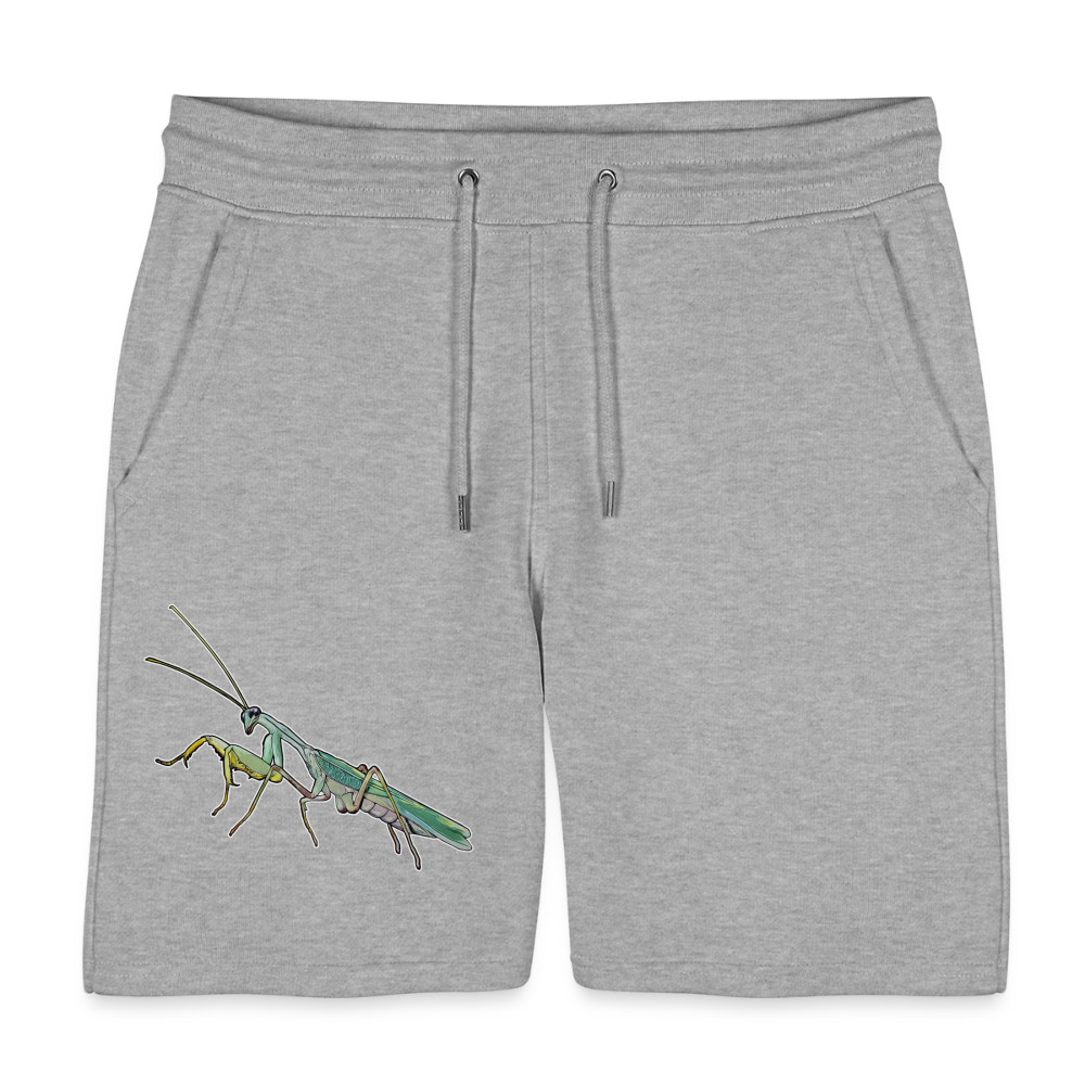 Unisex Stanley & Stella Joggingshorts Sphodromantis lineola male - Grau meliert