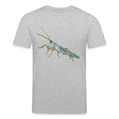 Männer Stanley & Stella Bio-T-Shirt Sphodromantis lineola male - Grau meliert