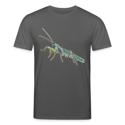 Männer Stanley & Stella Bio-T-Shirt Sphodromantis lineola male - Anthrazit