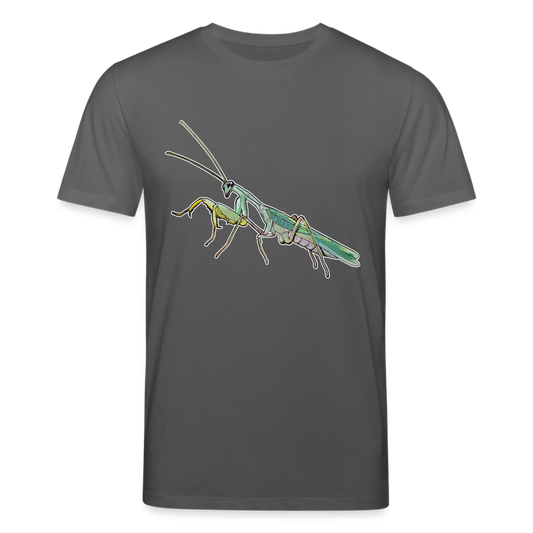 Männer Stanley & Stella Bio-T-Shirt Sphodromantis lineola male - Anthrazit