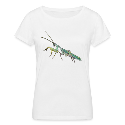 Frauen Stanley & Stella Bio-T-Shirt Sphodromantis lineola male - weiß