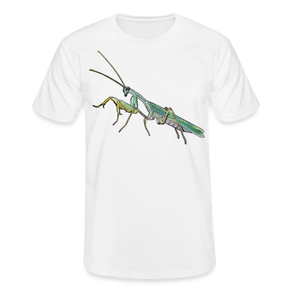 Männer Fruit of the Loom T-Shirt Sphodromantis lineola male - weiß